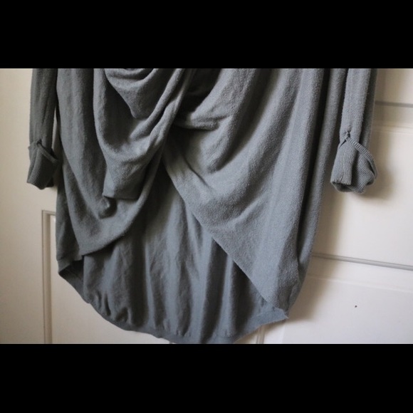 Scoop Neck Olive Blouse - Picture 3 of 7